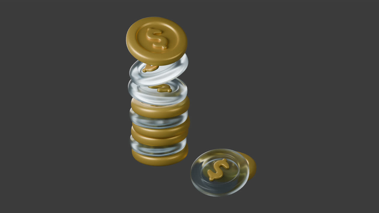 monedas de oro apiladas