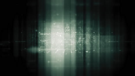 simulazione di matrice di dati ui con ambiente digitale all'avanguardia con una visualizzazione dinamica e coinvolgente di reti di informazioni di matrices di dati interconnesse