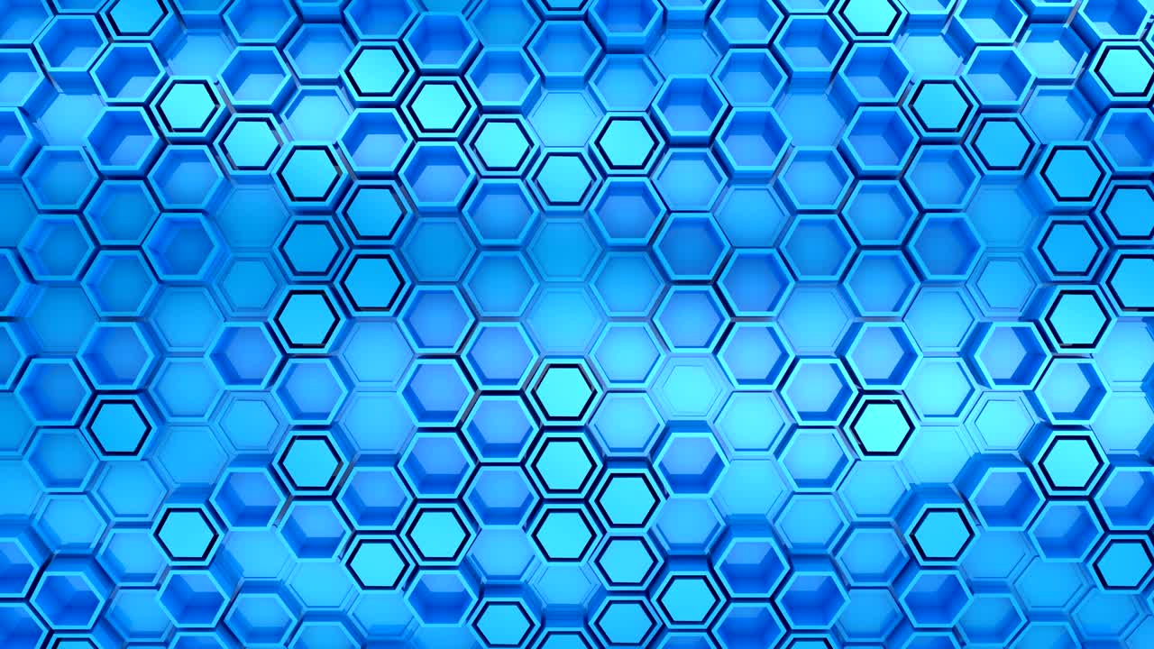 el fondo de los hexágonos