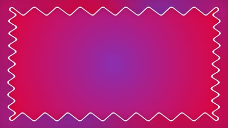gradiente de dibujos animados en zigzag de cuadro púrpura