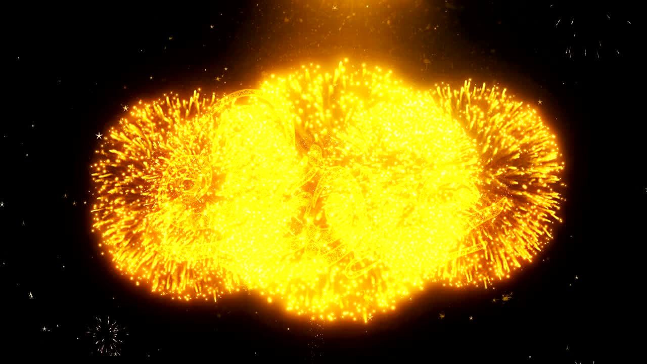 eid mubarak_urdu 불꽃놀이 전시 폭발 입자에 대한 텍스트 소원.