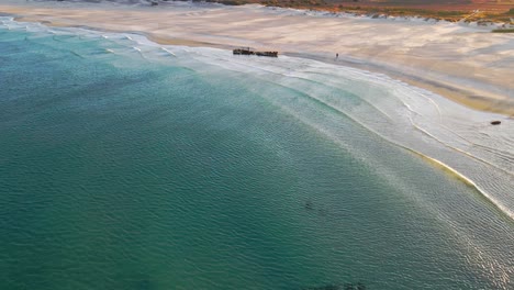 Hof-Dor---Beach-Nature-Reserve,-picturesque-beach,-a-coastal-strip-with-more-bays-and-inlets-and-unusual-geological-formations-in-northern-Israel