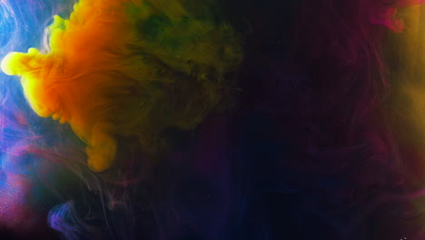 abstract fluid art - colorful swirls and mixes
