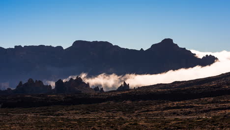 Umgebung-Des-Teide-Vulkans-Und-Landschaftsansichten-Auf-Teneriffa,-Kanarische-Inseln