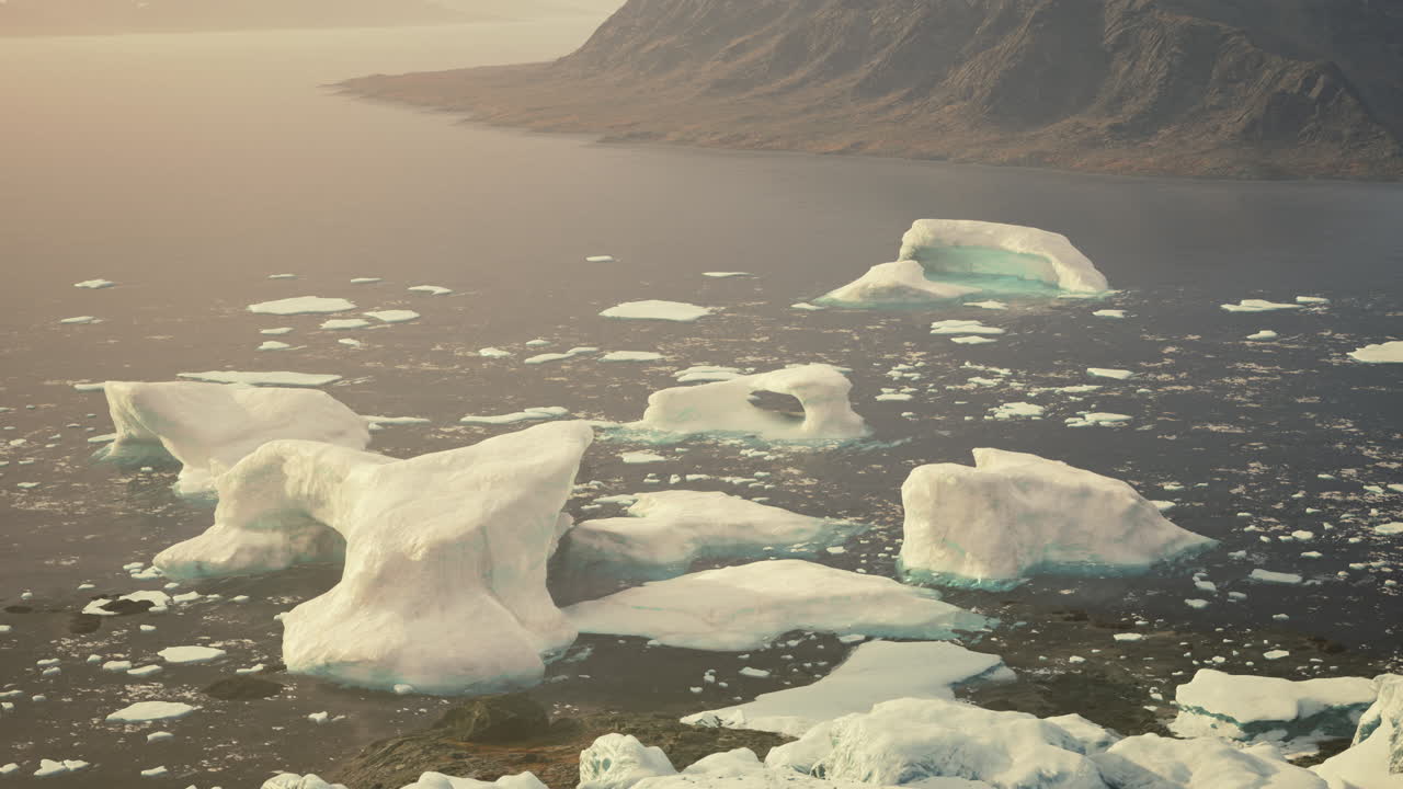 Majestic Icebergs in Greenland