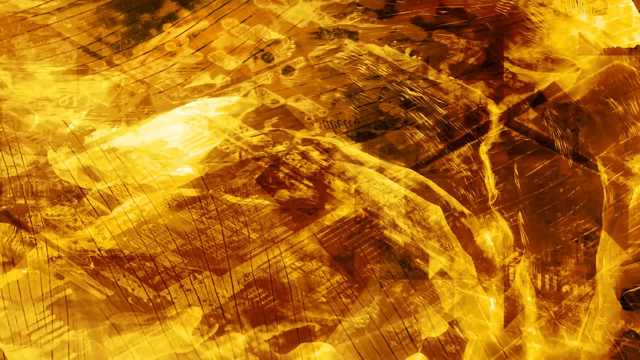 блестящая золотая металлическая текстура мерцает от световых лучей - 4k бесшовная цикла движения фоновой анимации