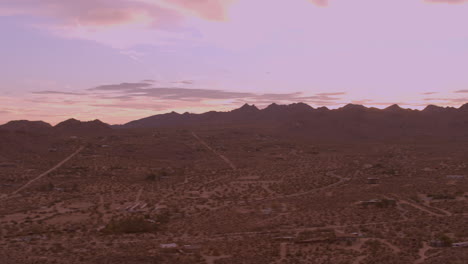 Aerial-pan-over-Joshua-Tree-at-sunrise-on-a-beautiful-morning