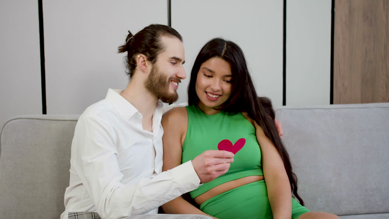 Romantic couple on Valentine's Day