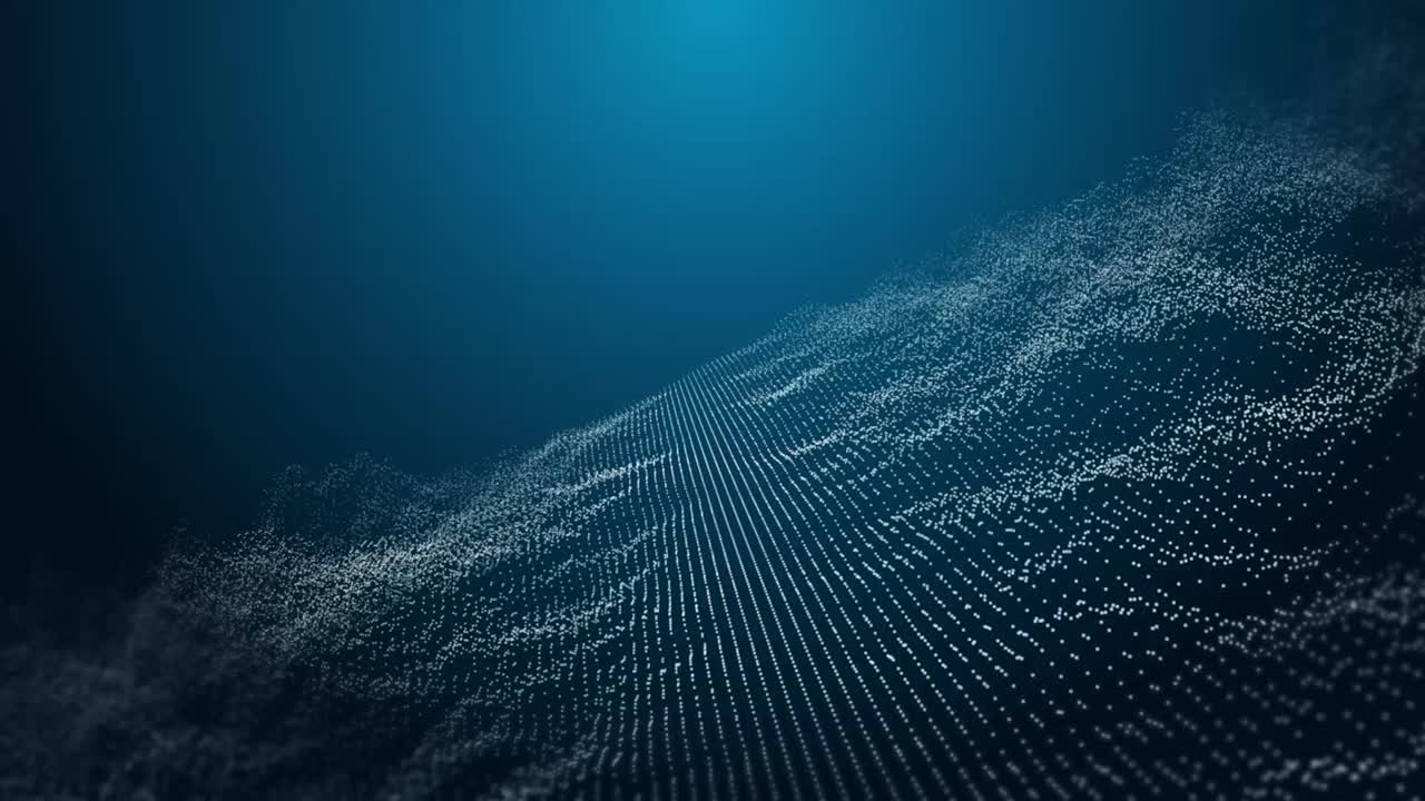 Grid matrix of dots forming form lines