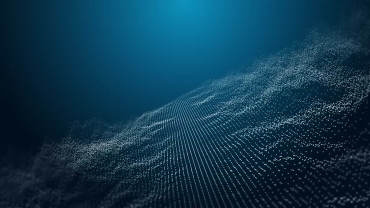 Matrice a griglia di punti che formano linee.