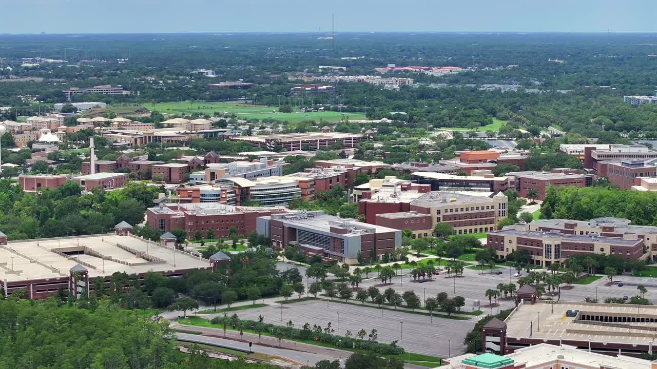 Aerial View of a Large University Campus