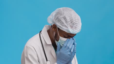 stressed doctor