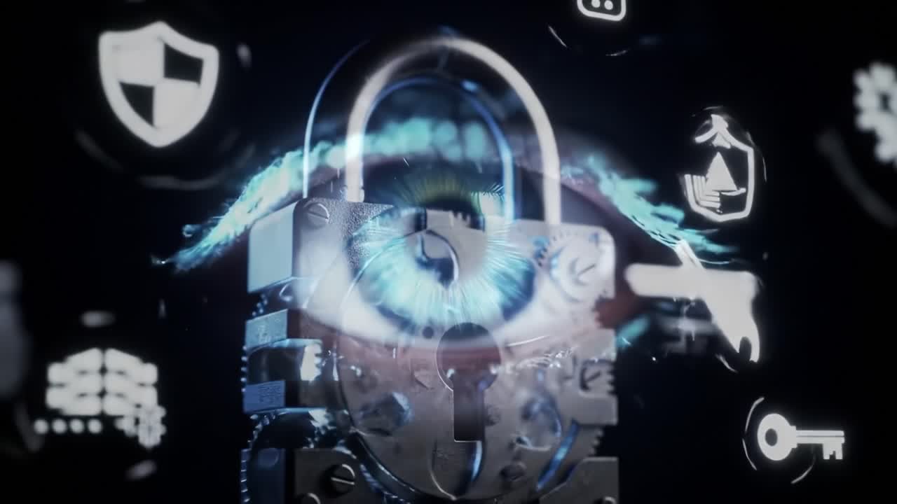 Secure Mechanism with Gears and Icons