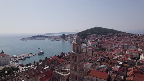 Historic-Saint-Domnius-cathedral-in-Split,-Croatia