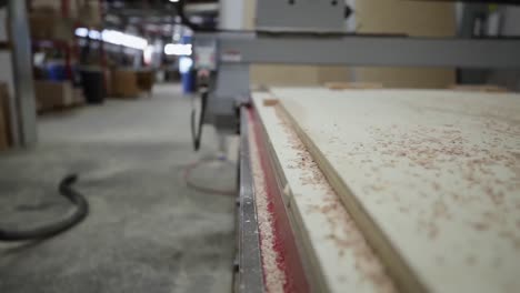 wood planks in woodshop