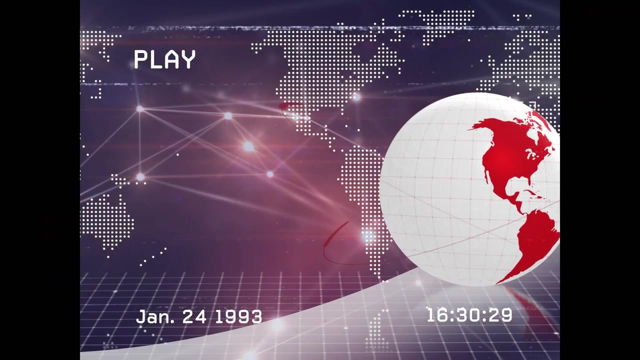Animation of globe and scan scoping over data processing
