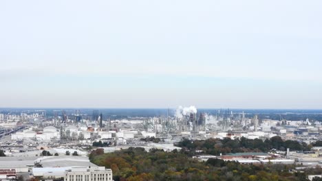 Weitwinkelaufnahme-Der-Skyline-Von-Baton-Rouge