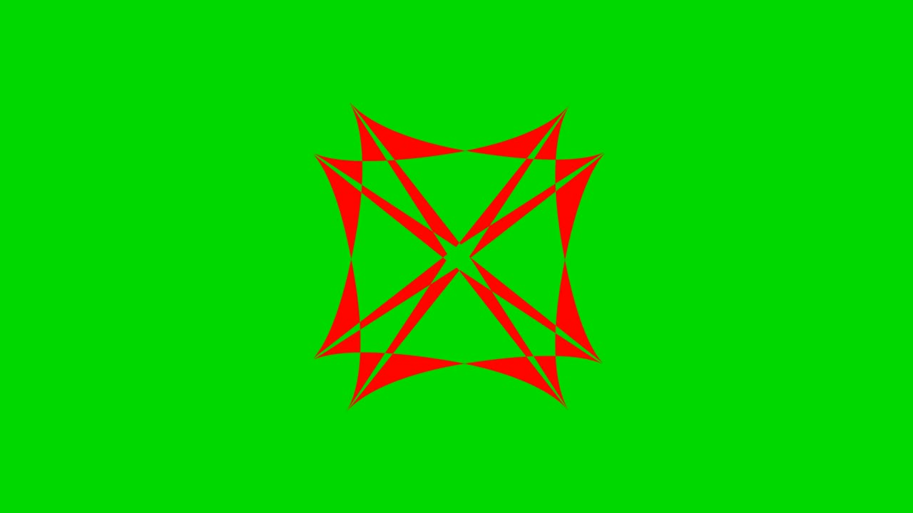 4K video model stroboscopic and hypnotic effect, in 16: 9 video format.