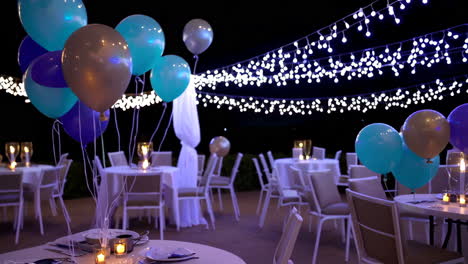 outdoor night party celebration