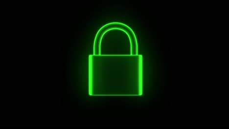 Padlock-hologram-unlock-lock-key-security-safety-protection-hack-password-4k