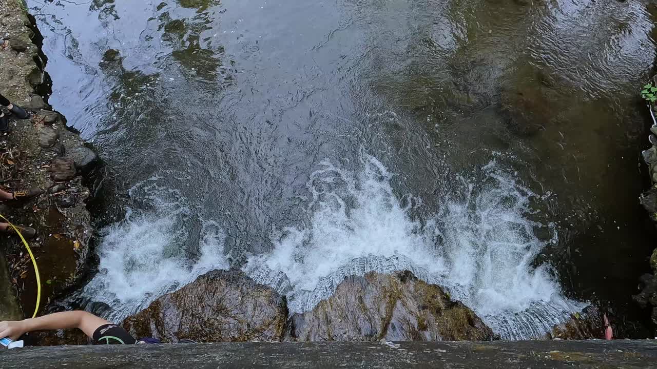 Working about physical parameters measurement in a Mexican river in Veracruz state. 60 frames per second