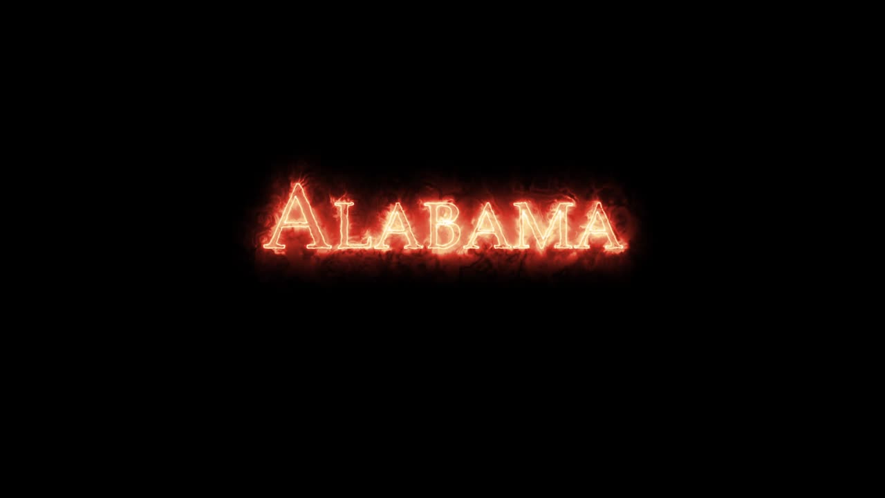 alabama escrito con fuego.