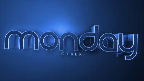 Dark-monochrome-Cyber-Monday-text-on-blue-gradient