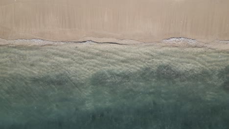 Birds-Eye-View-of-Hawaiian-Shore-in-Maui