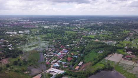 烏登塔尼 (udon thani) 位於泰國北部的無人機拍攝