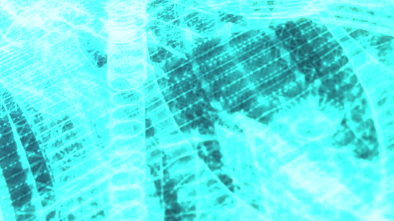 pantalla frontal de interfaz de uso gráfico futurista con elementos de movimiento holográfico virtual para la pantalla de fondo