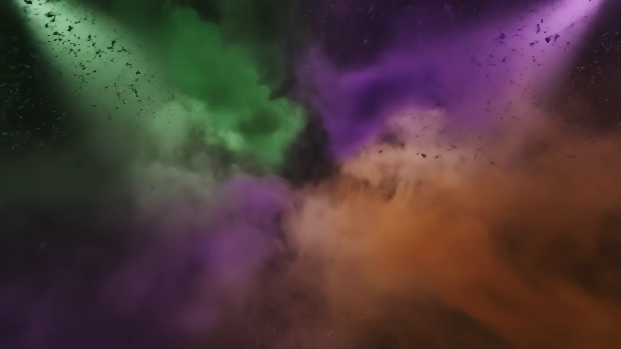 la nebulosa colorida