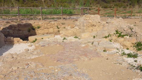 via augusta roman remains in castellon province, spain - wide