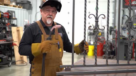 welding ornamental iron railing