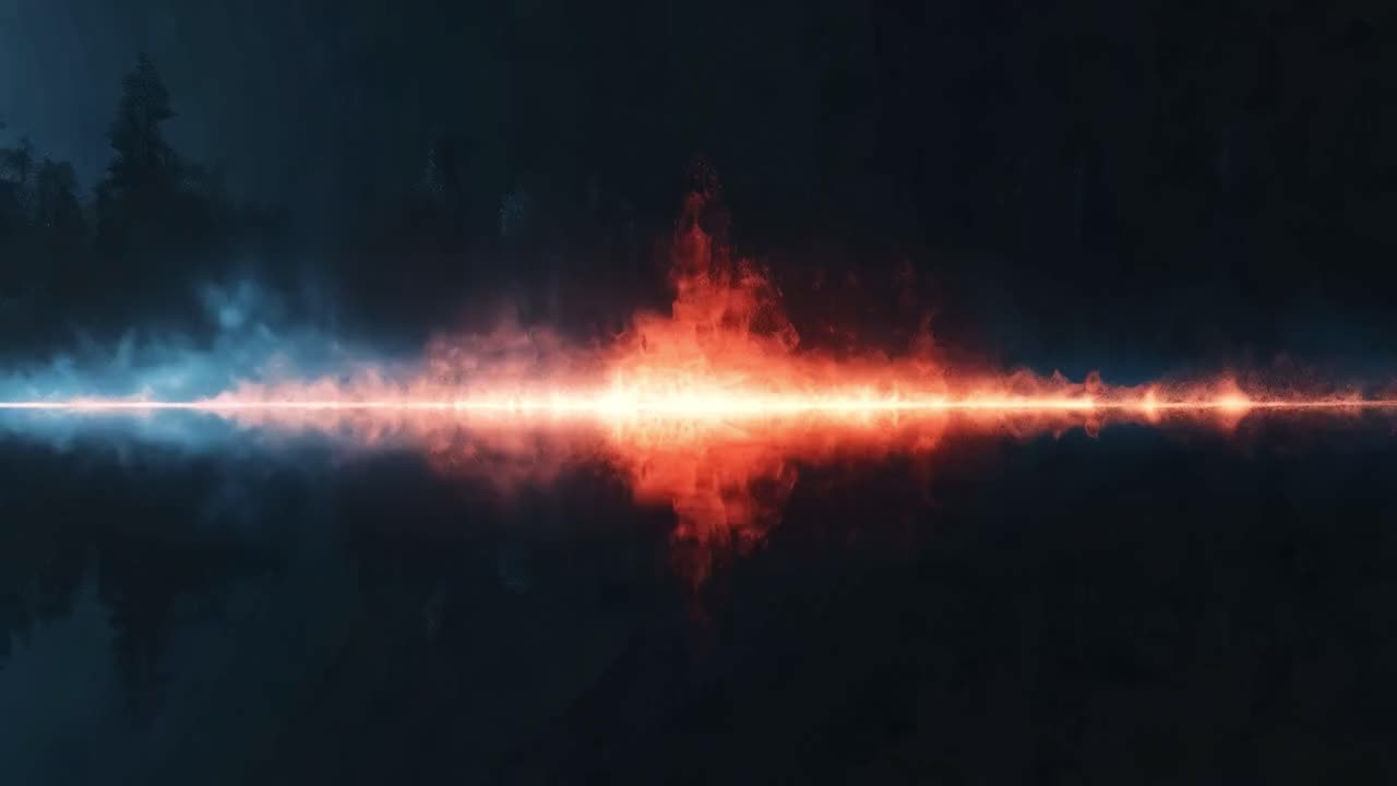 Abstract Landscape Reflection