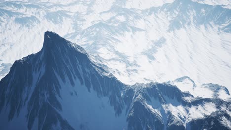 alps mountains from the air