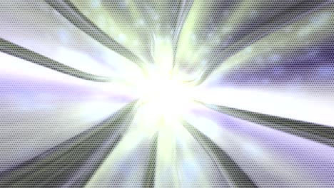 motion background showing first person point of view flying through futuristic abstract digital tunnels