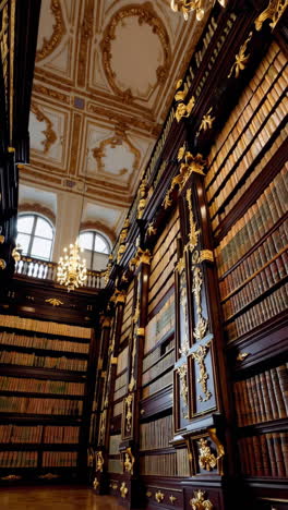 antique library interior