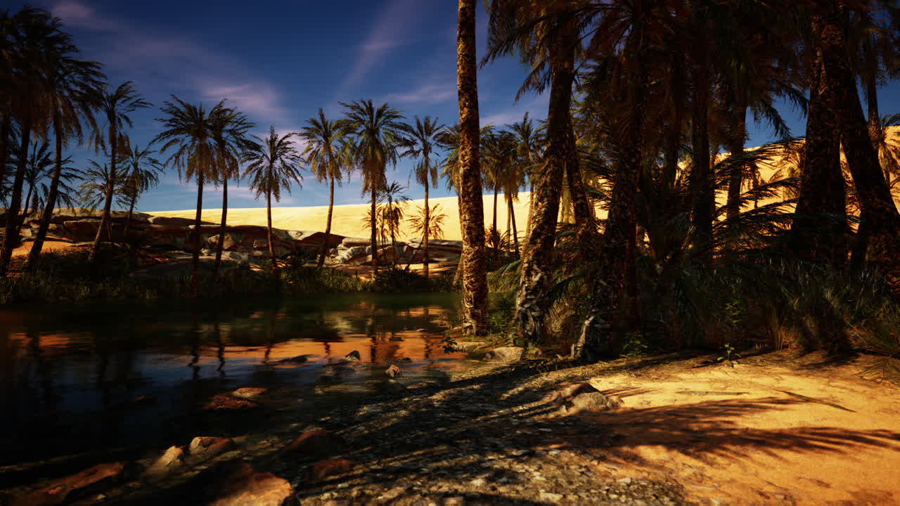 Oasis en el desierto