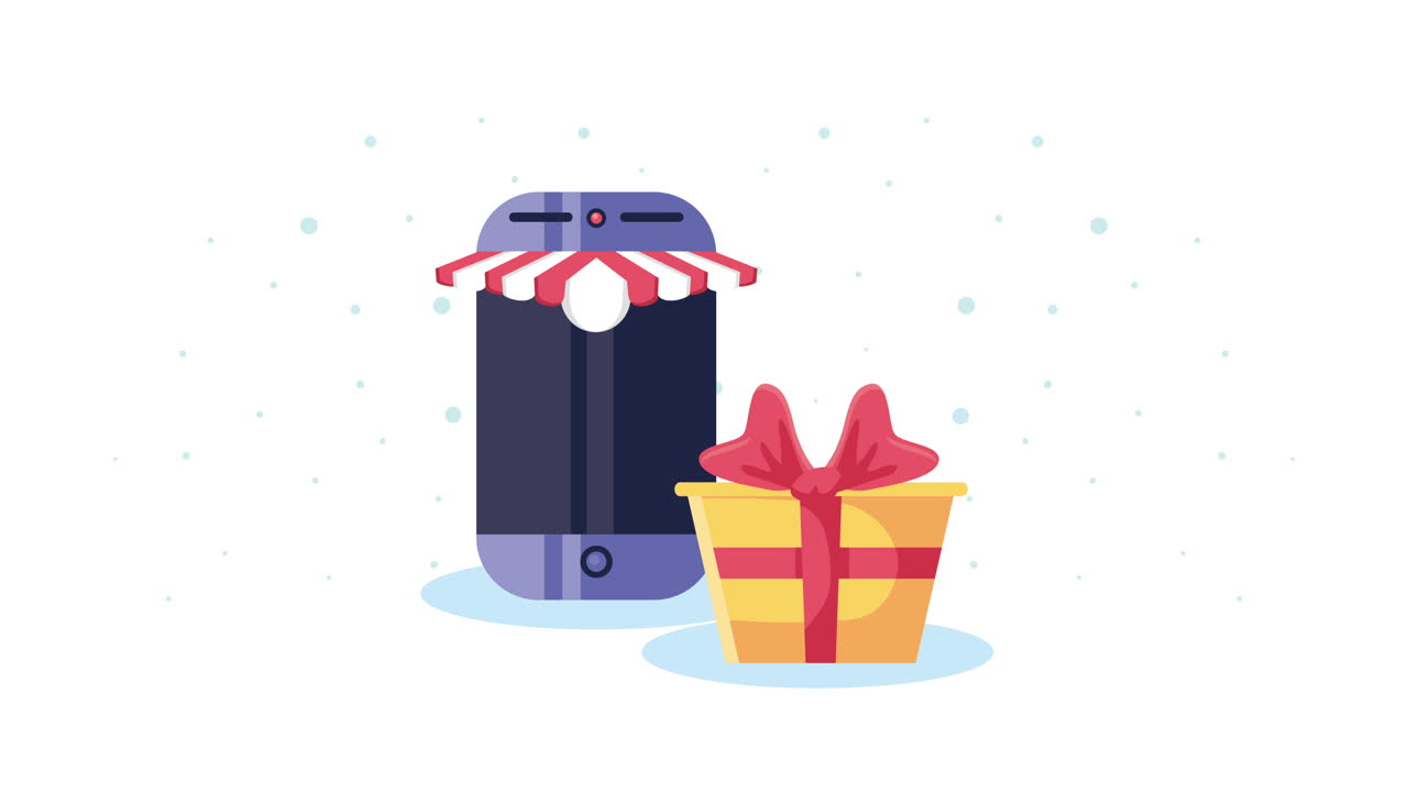 스마트폰 쇼핑 온라인 애니메이션