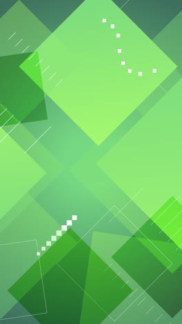 abstract green geometric design