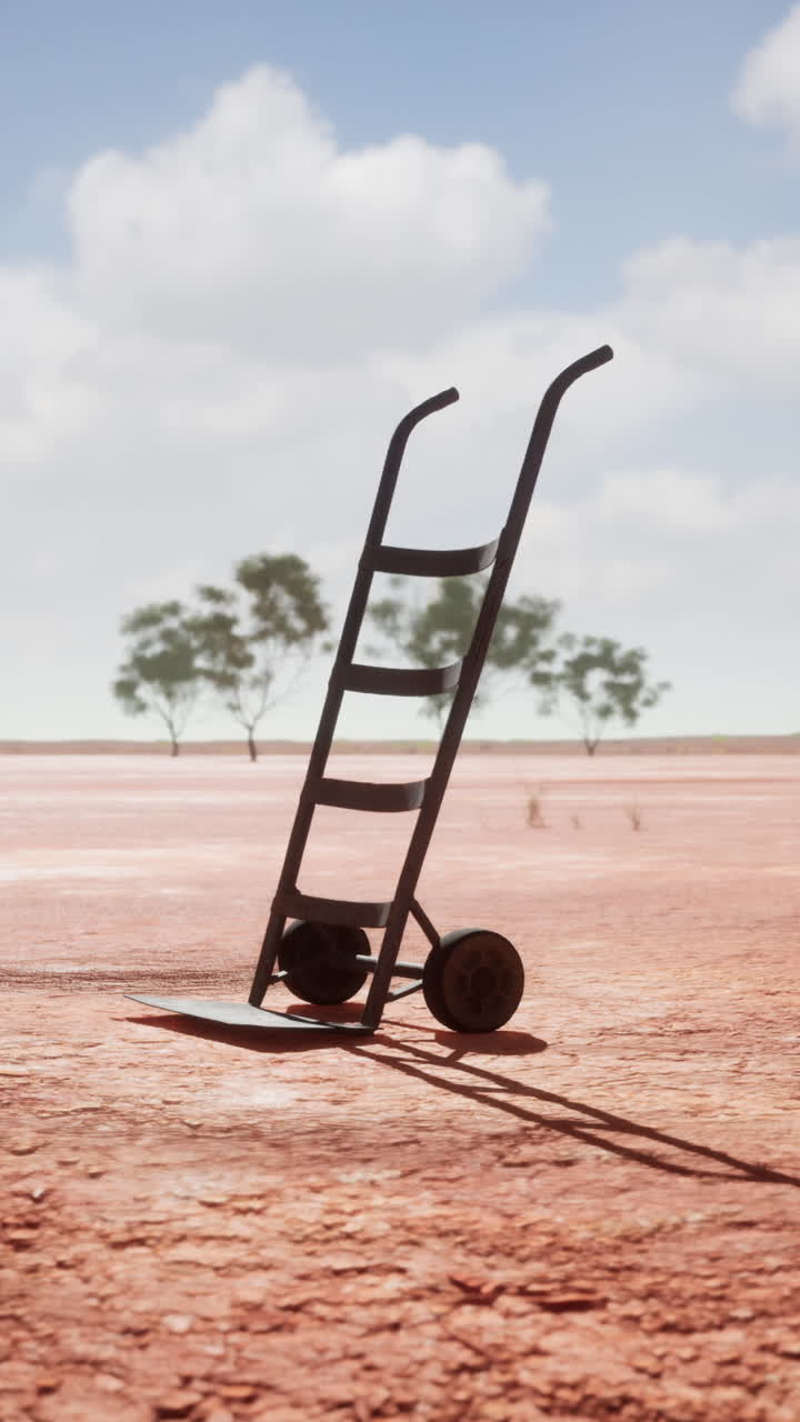 Carrello a Mano nel Deserto