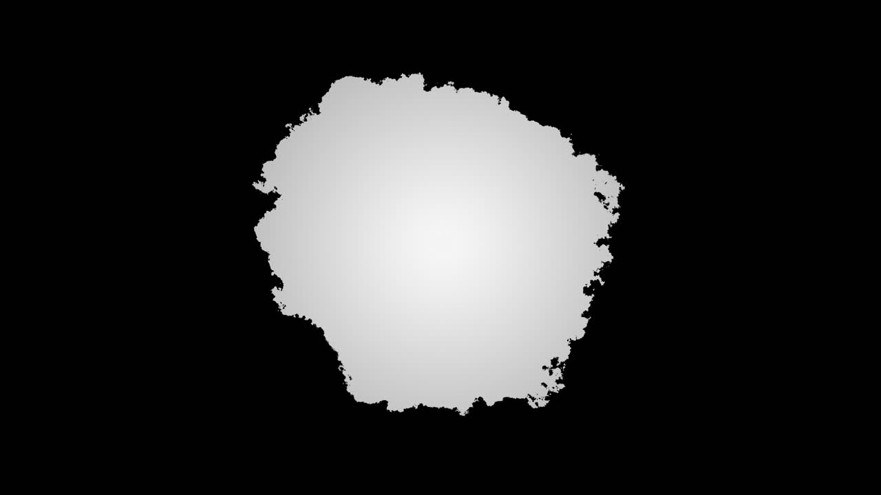 Abstract Gray Circle Shape