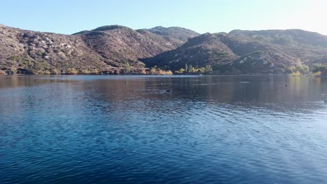 Vista-De-Dron-Del-Lago-Poway