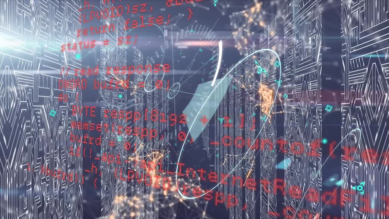 모양 위의 데이터 처리의 애니메이션