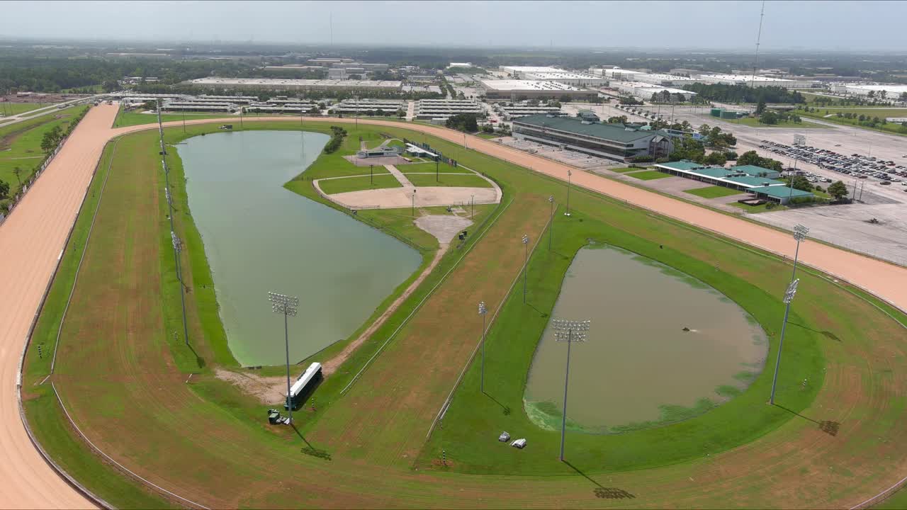 휴스턴 레이스웨이 파크의 항공 영상