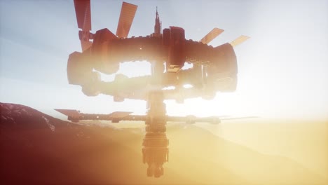 ovni alienígena en la tierra