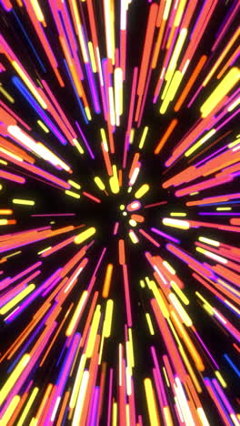 rayas de luz abstractas y coloridas