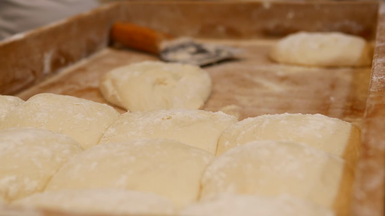 preparación de la masa de pan