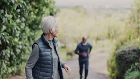 Senior-couple,-running-and-fitness-on-road