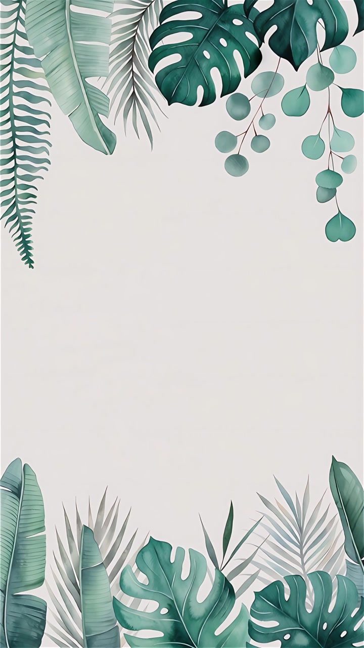 Tropical Summer Background Animation 4K